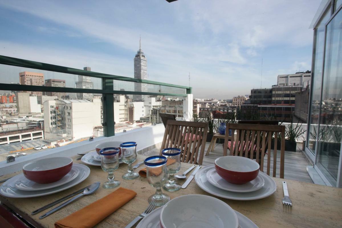 Duplex/Terraza Privada En Corazon Centro Historico Apartment Mexico City Ngoại thất bức ảnh